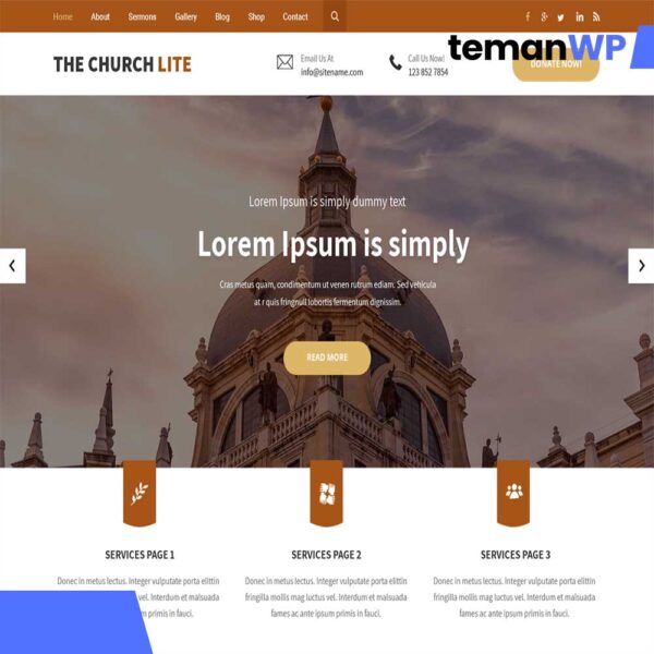 The Church Lite.1.0 – Theme WordPress