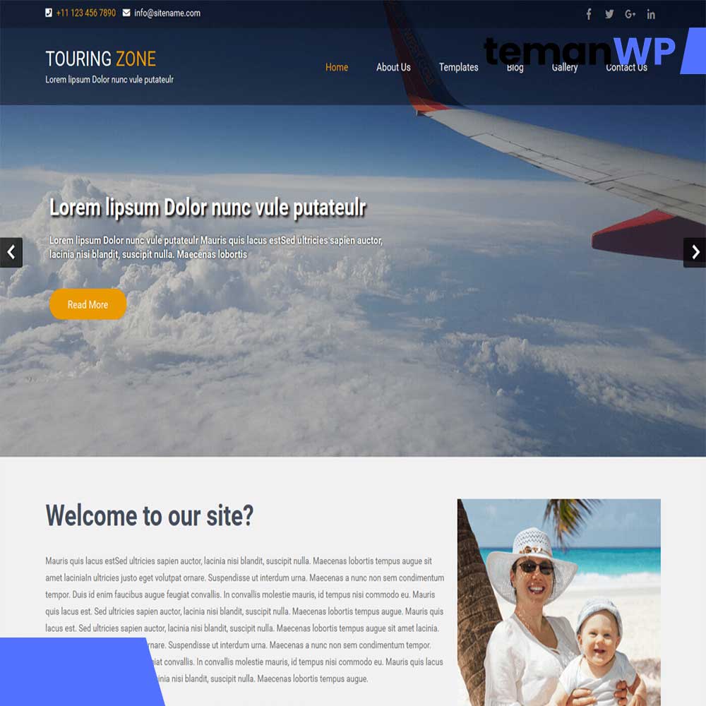 Touring Zone Lite.1.0.0 – Theme WordPress