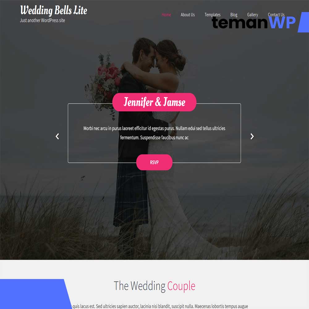 Wedding Bells Lite.1.2 – Theme WordPress