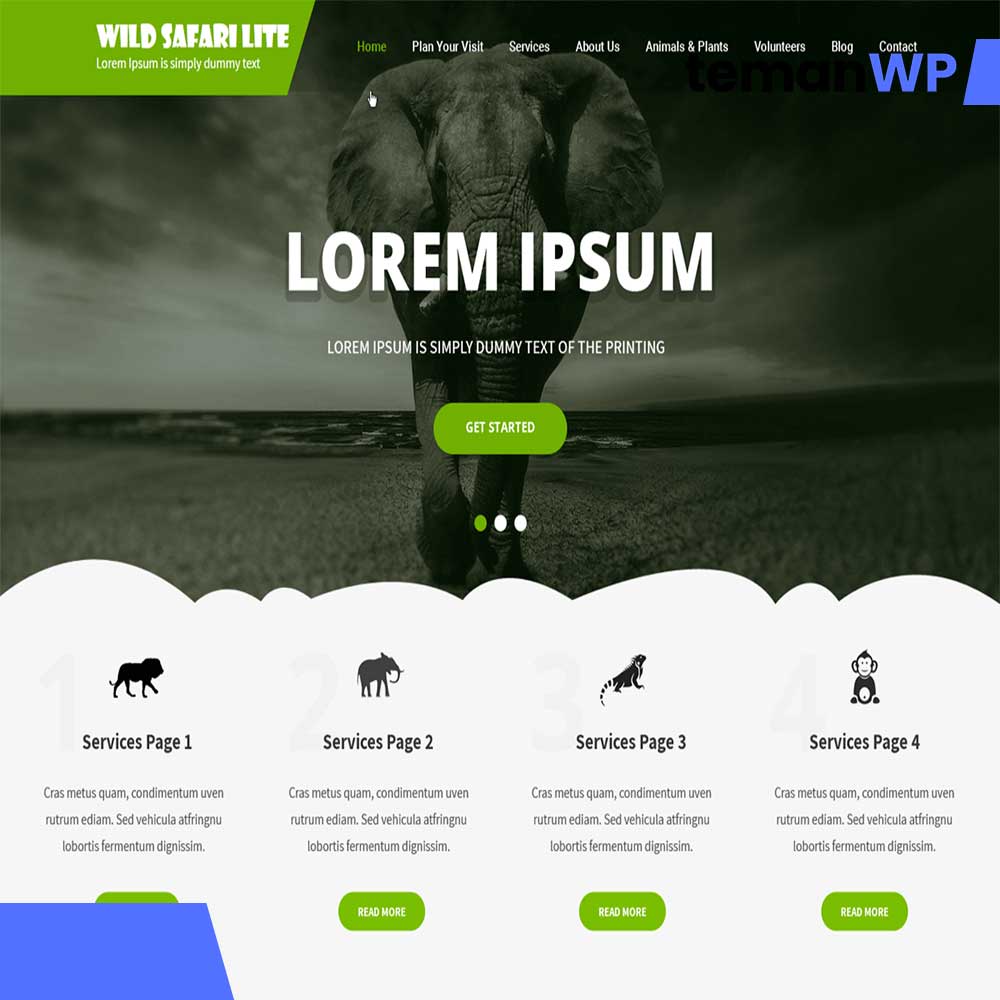 Wild Safari Lite – Theme WordPress