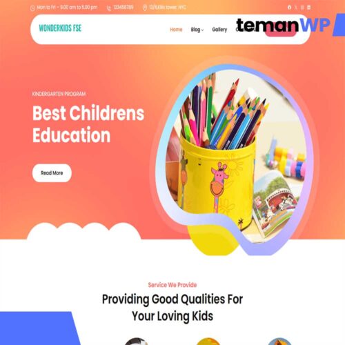 Wonderkids FSE.1.0 – Theme WordPress