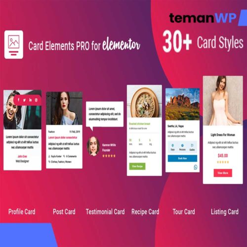 Card Elements Pro for Elementor