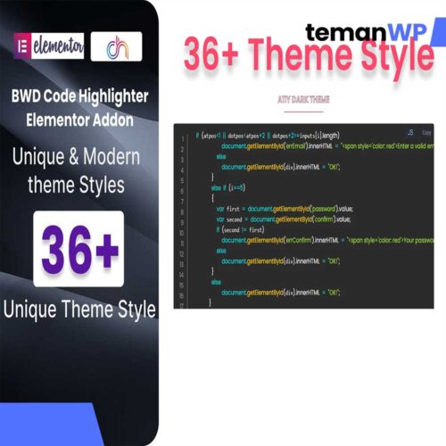 Code Highlighter Addon for Elementor